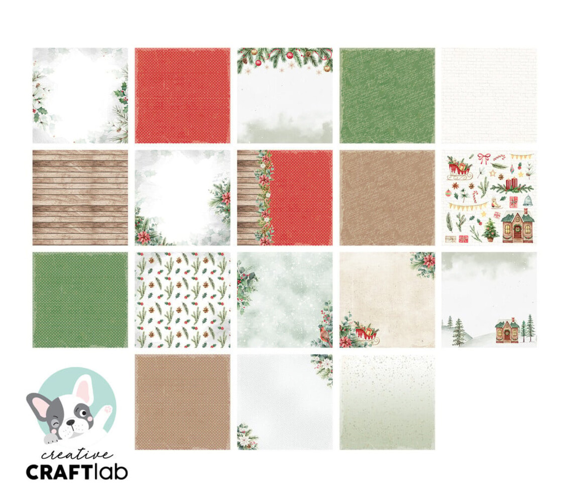 Creative Craftlab Essentials A Christmas Story 8x8 Inch Paper Pad (CCL-ES-DPP220) Creative Craftlab Essentials A Christmas Story 8x8 Inch Paper Pad (CCL-ES-DPP220)