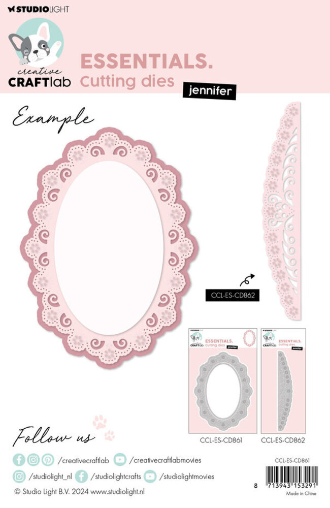 Creative Craftlab Essentials Dies Jennifer (CCL-ES-CD861) Creative Craftlab Essentials Dies Jennifer (CCL-ES-CD861)