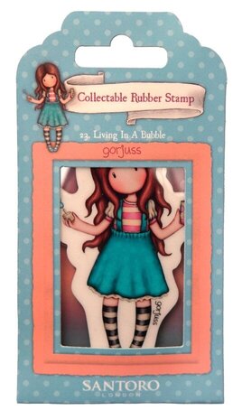 Gorjuss Living In A Bubble Mini Rubber Stamps (GOR-ES-STAMP685)
