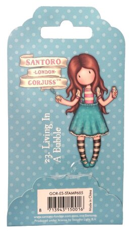 Gorjuss Living In A Bubble Mini Rubber Stamps (GOR-ES-STAMP685)
