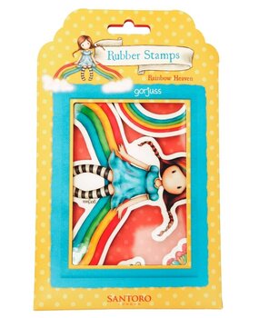 Gorjuss Rainbow Heaven Rubber Stamps (GOR-ES-STAMP688) Gorjuss Rainbow Heaven Rubber Stamps (GOR-ES-STAMP688)