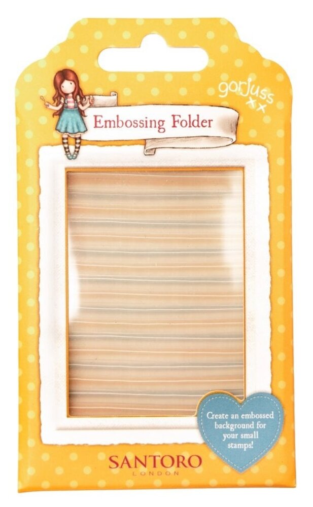 Gorjuss Stripes Essentials Embossing Folder (GOR-ES-EMB18) Gorjuss Stripes Essentials Embossing Folder (GOR-ES-EMB18)