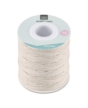 Vaessen Creative Hemp Cord Natural 1mmx74m (3908-022)*