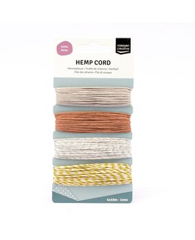 Vaessen Creative Hemp Cord Set Christmas (3908-003)*