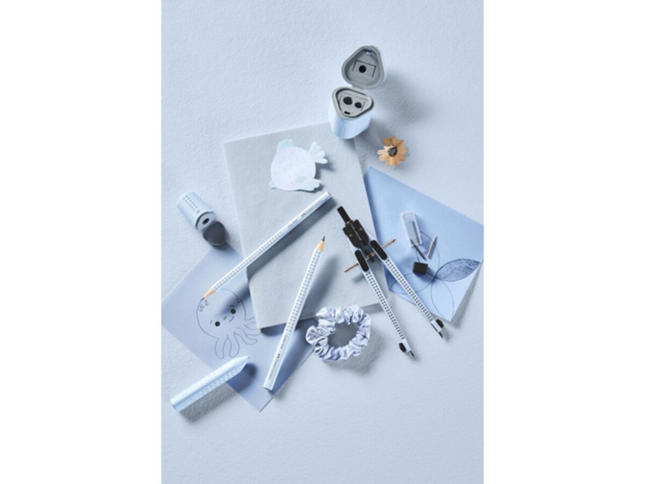 Faber Castell Puntenslijper Grip Trio Sky Blue (FC-183874)