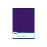 Card Deco Linen Cardstock Dark Purple 10 Vel A5 (LKK-A535)