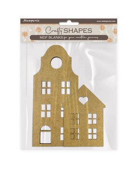 Stamperia MDF Crafty Shapes Blanks Houses (KLSM10)