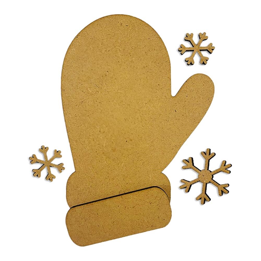 Stamperia MDF Crafty Shapes Blanks Gloves and Snowflakes (KLSM12) Stamperia MDF Crafty Shapes Blanks Gloves and Snowflakes (KLSM12)