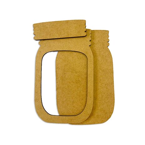 Stamperia MDF Crafty Shapes Blanks Jars (KLSM19)