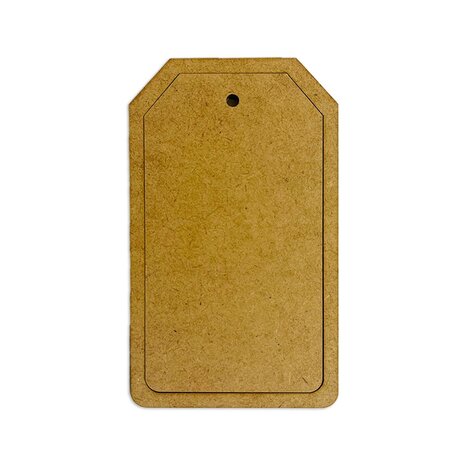 Stamperia MDF Crafty Shapes Blanks Rectangular Tag (KLSM21)