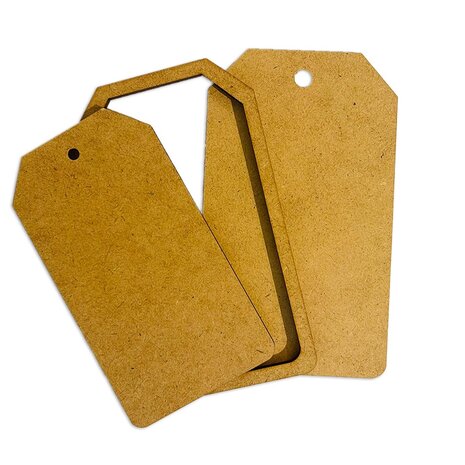 Stamperia MDF Crafty Shapes Blanks Rectangular Tag (KLSM21)
