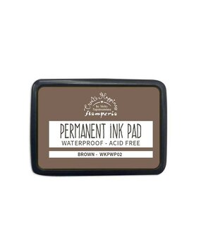 Stamperia Create Happiness Permanent Dye Ink Pad Brown (WKPWP02)* Stamperia Create Happiness Permanent Dye Ink Pad Brown (WKPWP02)*