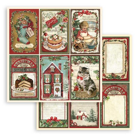 Stamperia Classic Christmas 12x12 Inch Paper Pack (SBBL74) Stamperia Classic Christmas 12x12 Inch Paper Pack (SBBL74)