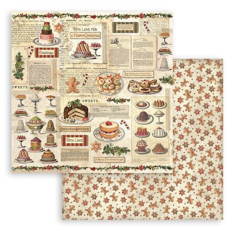 Stamperia Classic Christmas 12x12 Inch Paper Pack (SBBL74) Stamperia Classic Christmas 12x12 Inch Paper Pack (SBBL74)