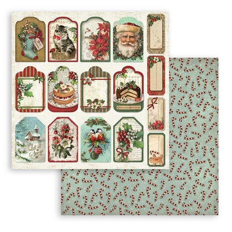 Stamperia Classic Christmas 12x12 Inch Paper Pack (SBBL74) Stamperia Classic Christmas 12x12 Inch Paper Pack (SBBL74)
