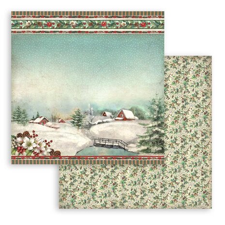 Stamperia Classic Christmas 12x12 Inch Paper Pack (SBBL74) Stamperia Classic Christmas 12x12 Inch Paper Pack (SBBL74)