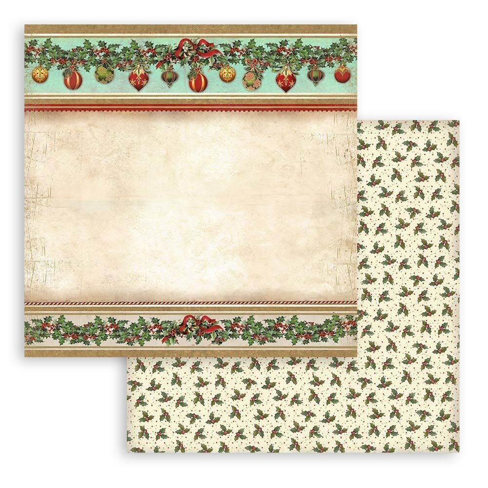 Stamperia Classic Christmas 12x12 Inch Paper Pack (SBBL74) Stamperia Classic Christmas 12x12 Inch Paper Pack (SBBL74)