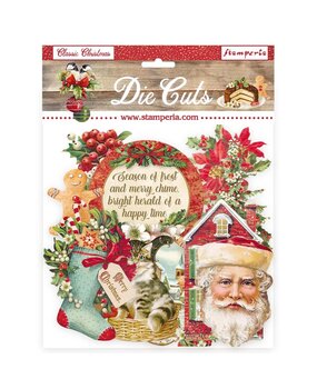 Stamperia Classic Christmas Die Cuts (DFLDC44)