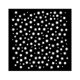 Stamperia Classic Christmas Thick Stencil 18x18cm Stars Pattern (KSTDQ112)*