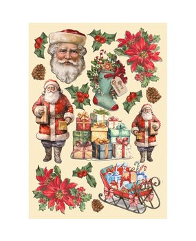 Stamperia Classic Christmas Wooden Shapes A5 (KLSP168) Stamperia Classic Christmas Wooden Shapes A5 (KLSP168)