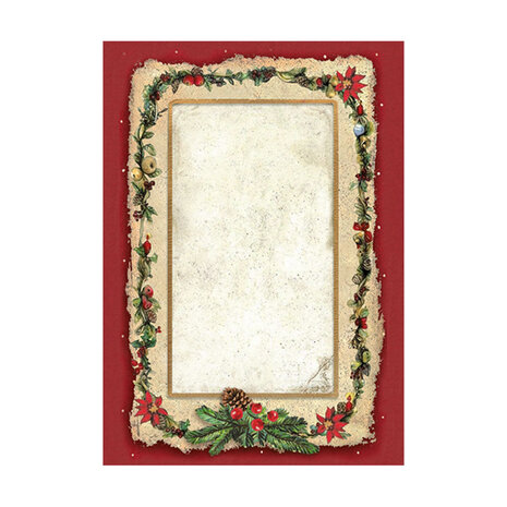 Stamperia Christmas A6 Rice Paper Backgrounds (DFSAK6028) Stamperia Christmas A6 Rice Paper Backgrounds (DFSAK6028)