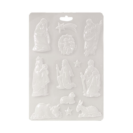 Stamperia Christmas Soft Mould A4 Bethlehem (K3PTA451) Stamperia Christmas Soft Mould A4 Bethlehem (K3PTA451)