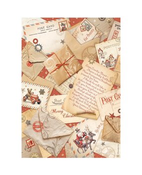 Stamperia Gear up for Christmas A4 Rice Paper Post Cards (DFSA4934) Stamperia Gear up for Christmas A4 Rice Paper Post Cards (DFSA4934)