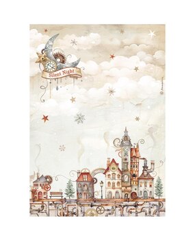 Stamperia Gear up for Christmas A4 Rice Paper Cozy Houses (DFSA4936) Stamperia Gear up for Christmas A4 Rice Paper Cozy Houses (DFSA4936)