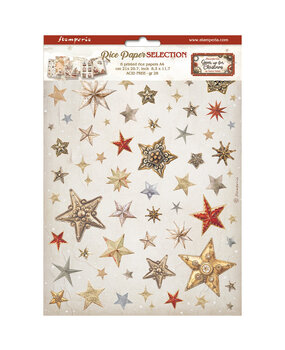 Stamperia Gear up for Christmas A4 Rice Paper Selection (DFSA4XGT) Stamperia Gear up for Christmas A4 Rice Paper Selection (DFSA4XGT)