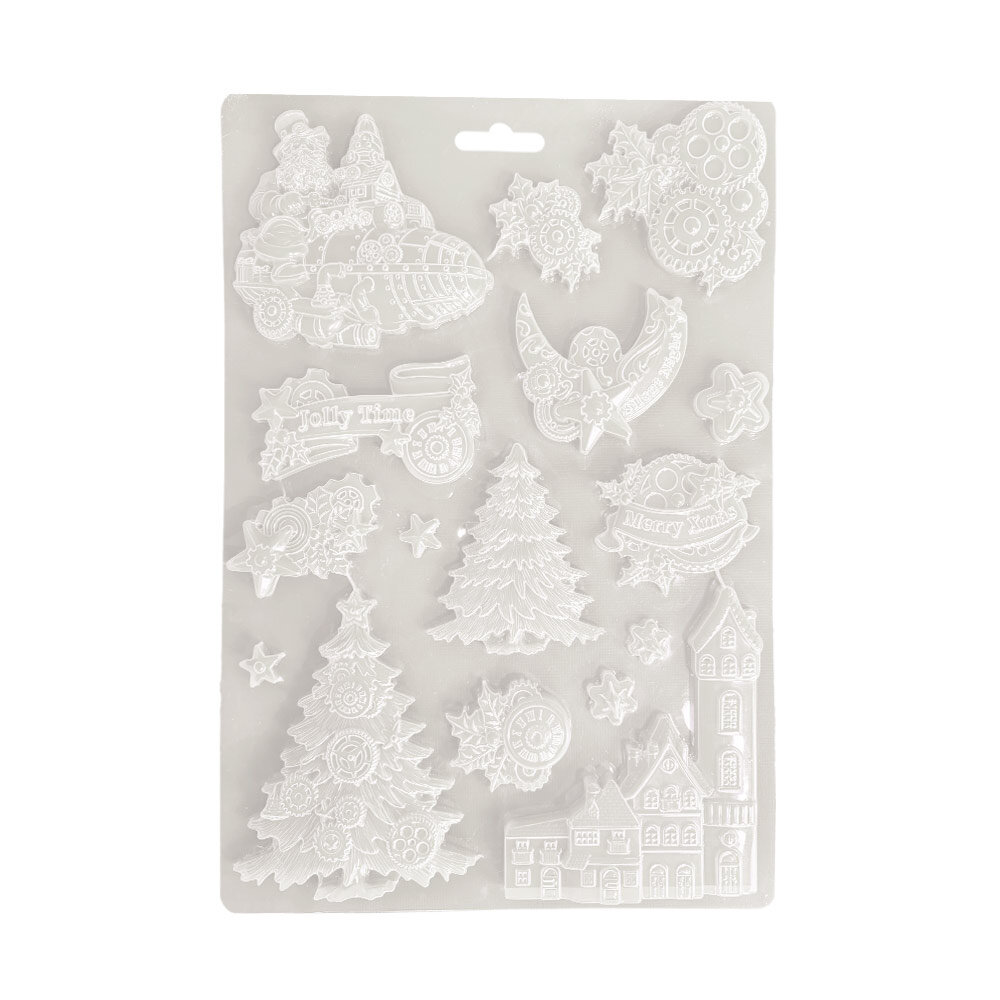 Stamperia Gear up for Christmas Soft Mould A4 Trees and Elements (K3PTA4579) Stamperia Gear up for Christmas Soft Mould A4 Trees and Elements (K3PTA4579)