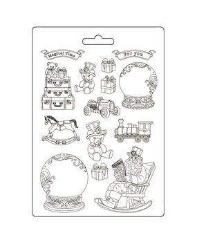 Stamperia Gear up for Christmas Soft Mould A4 Toys (K3PTA4580) Stamperia Gear up for Christmas Soft Mould A4 Toys (K3PTA4580)