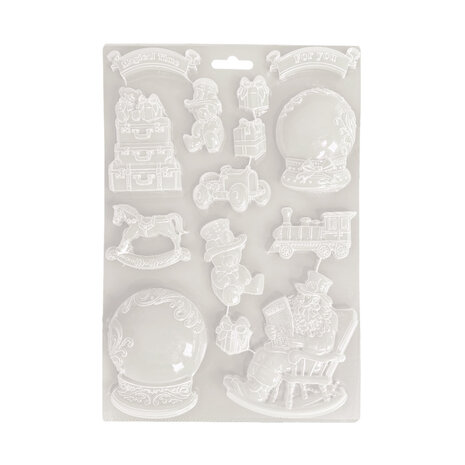 Stamperia Gear up for Christmas Soft Mould A4 Toys (K3PTA4580) Stamperia Gear up for Christmas Soft Mould A4 Toys (K3PTA4580)