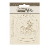 Stamperia Gear up for Christmas Decorative Chips Snowglobes (SCB225)