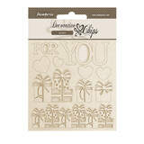 Stamperia Gear up for Christmas Decorative Chips For You (SCB232)*