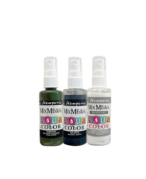 Stamperia Gear up for Christmas Aquacolor Paint Kit (KAQXGT)*
