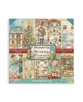 Stamperia The Nutcracker 12x12 Inch Paper Pack (SBBL158)