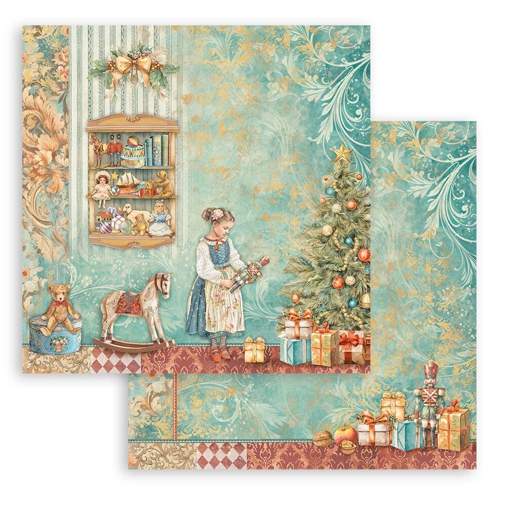 Stamperia The Nutcracker 8x8 Inch Paper Pack (SBBS112) Stamperia The Nutcracker 8x8 Inch Paper Pack (SBBS112)