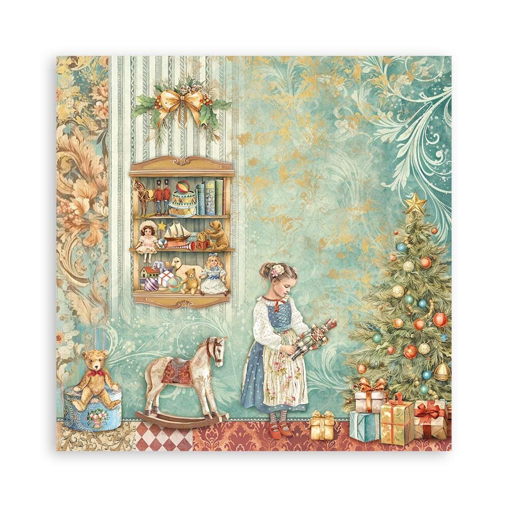 Stamperia The Nutcracker 12x12 Inch Single Face Paper Pack (SBBXLB16) Stamperia The Nutcracker 12x12 Inch Single Face Paper Pack (SBBXLB16)