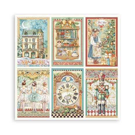 Stamperia The Nutcracker 12x12 Inch Single Face Paper Pack (SBBXLB16) Stamperia The Nutcracker 12x12 Inch Single Face Paper Pack (SBBXLB16)
