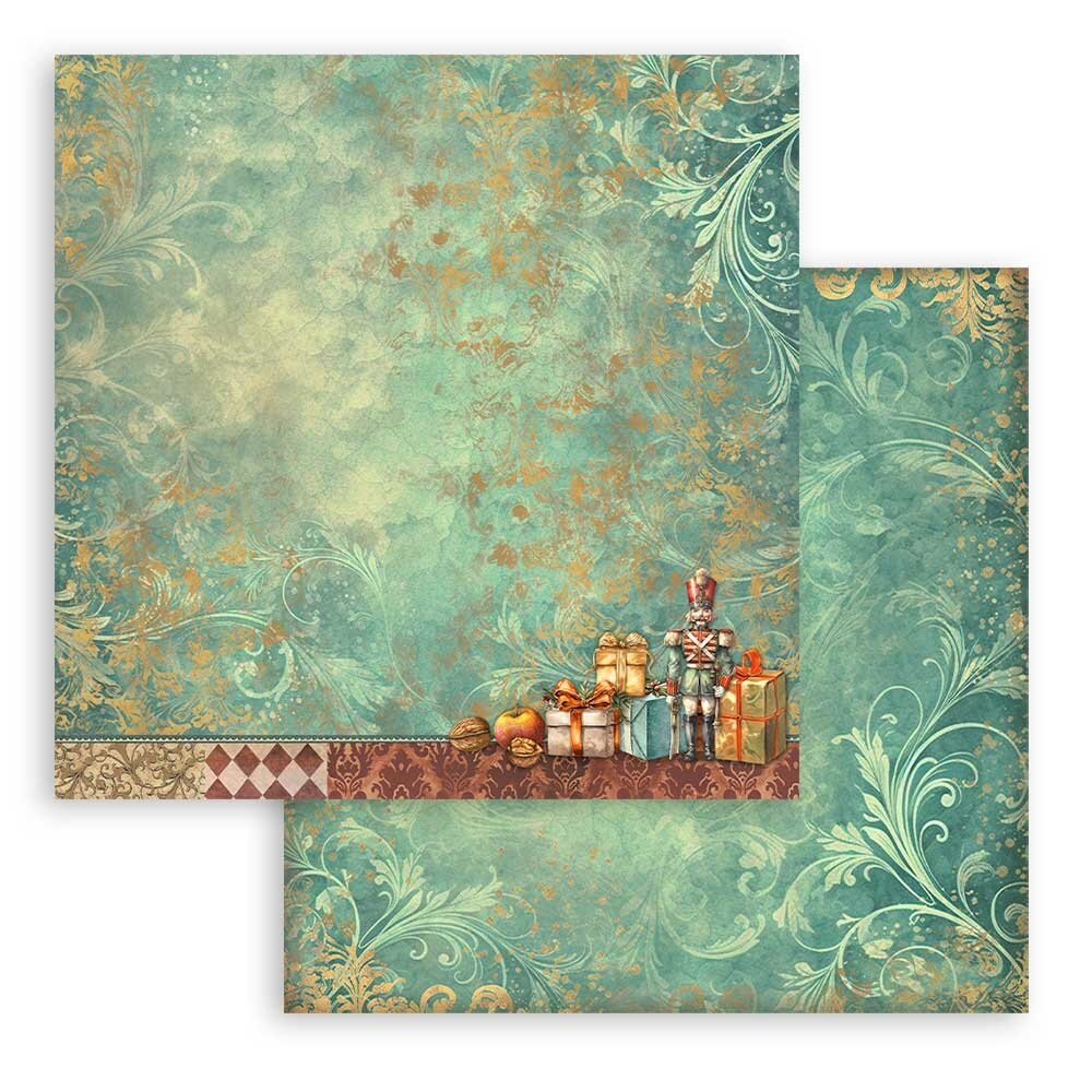 Stamperia The Nutcracker Maxi Background 12x12 Inch Paper Pack (SBBL159) Stamperia The Nutcracker Maxi Background 12x12 Inch Paper Pack (SBBL159)