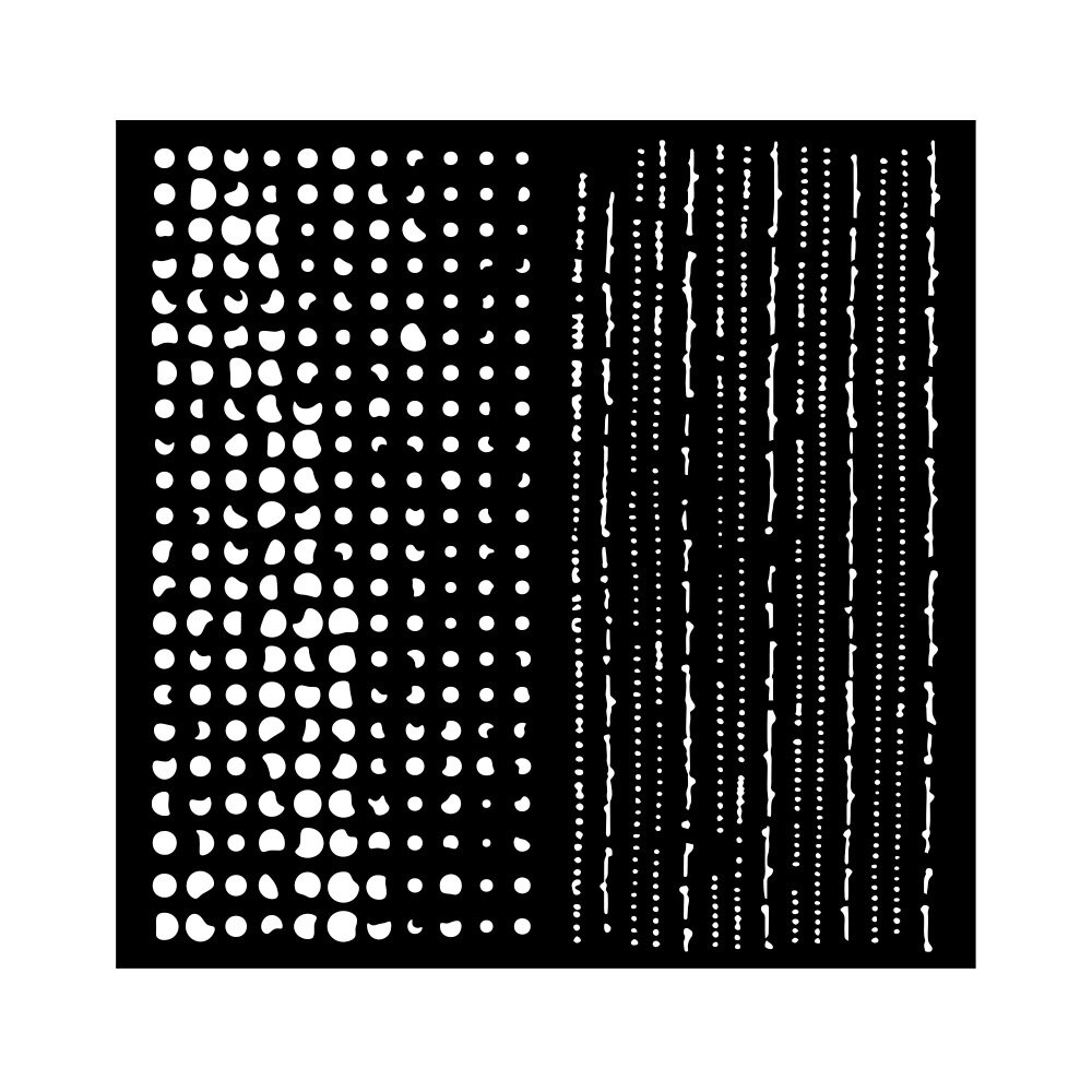 Stamperia The Nutcracker Thick Stencil 18x18cm Double Texture (KSTDQ108)