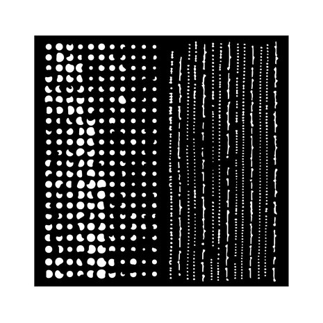 Stamperia The Nutcracker Thick Stencil 18x18cm Double Texture (KSTDQ108)