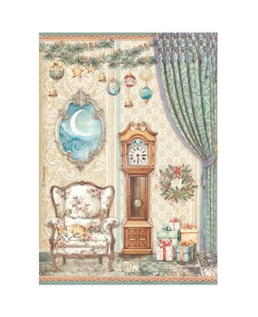 Stamperia The Nutcracker A4 Rice Paper Pendulum Clock and Chair (DFSA4940)* Stamperia The Nutcracker A4 Rice Paper Pendulum Clock and Chair (DFSA4940)*