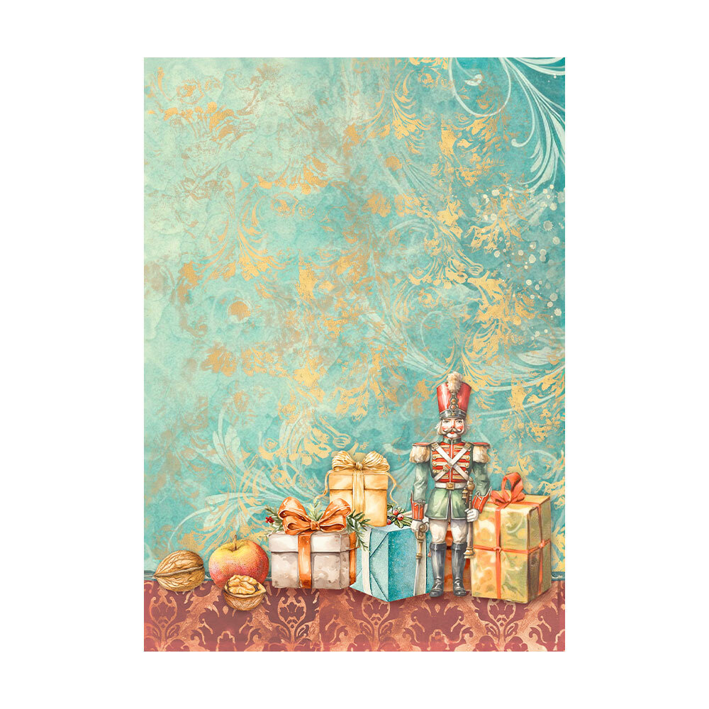 Stamperia The Nutcracker A6 Rice Paper Backgrounds (DFSAK6027) Stamperia The Nutcracker A6 Rice Paper Backgrounds (DFSAK6027)
