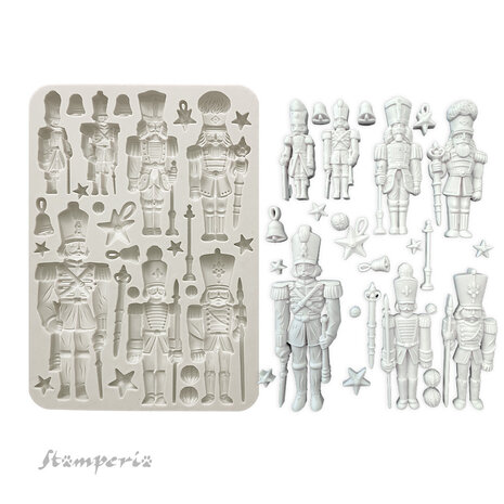 Stamperia The Nutcracker Silicon Mould A5 Soldiers (KACMA533) Stamperia The Nutcracker Silicon Mould A5 Soldiers (KACMA533)