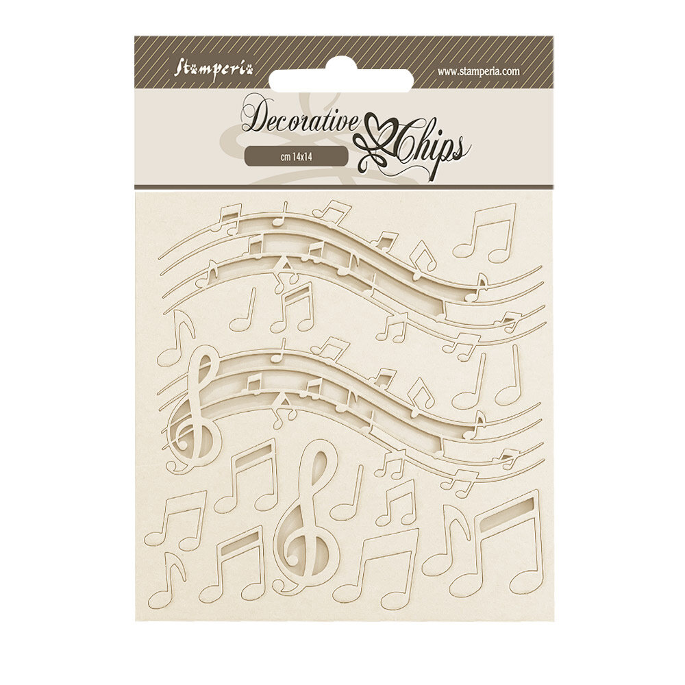 Stamperia The Nutcracker Decorative Chips Music (SCB228) Stamperia The Nutcracker Decorative Chips Music (SCB228)