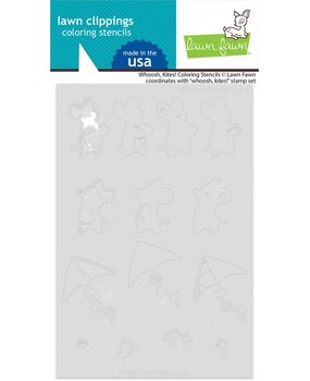 Lawn Fawn Lawn Clippings Whoosh, Kites! Coloring Stencils (LF3544)