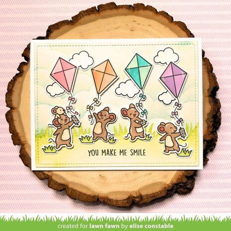 Lawn Fawn Lawn Clippings Whoosh, Kites! Coloring Stencils (LF3544)