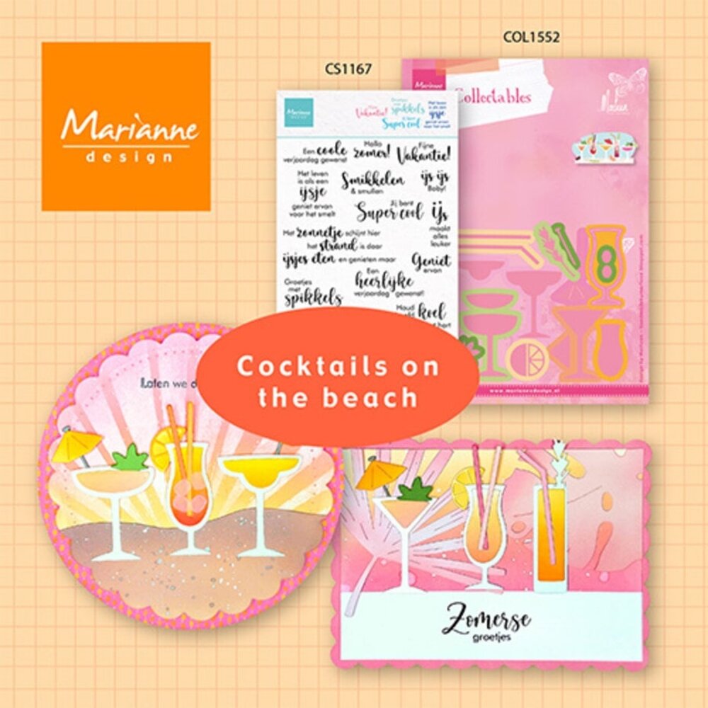 Marianne Design Clear Stamps Zomer & Ijs (CS1167) Marianne Design Clear Stamps Zomer & Ijs (CS1167)