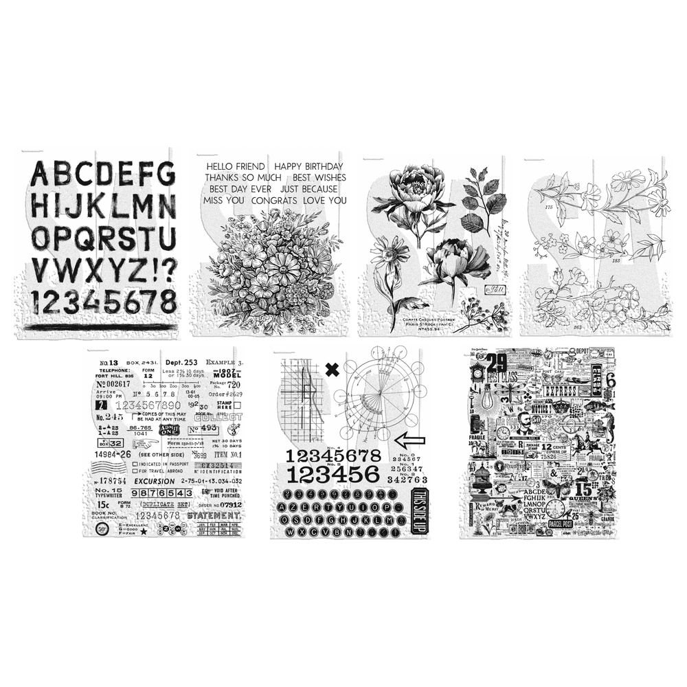 Stampers Anonymous Cling Stamps Everyday Collection 2024 #2 Bundle Stampers Anonymous Cling Stamps Everyday Collection 2024 #2 Bundle